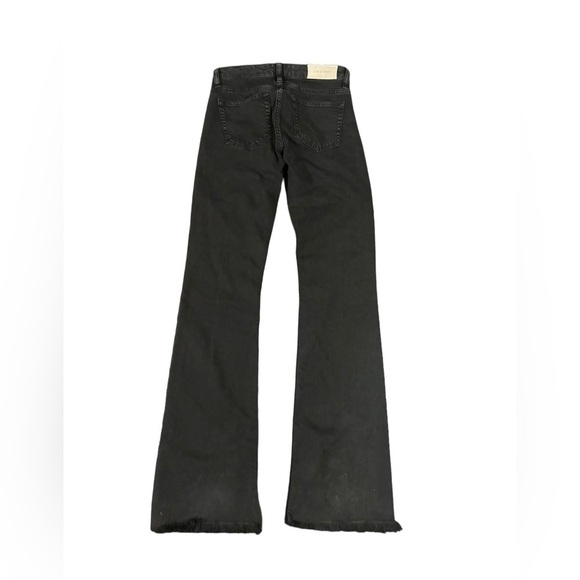 IRO EVASE Freddy Black Flare  Jeans Low Rise size 24 - Picture 4 of 11